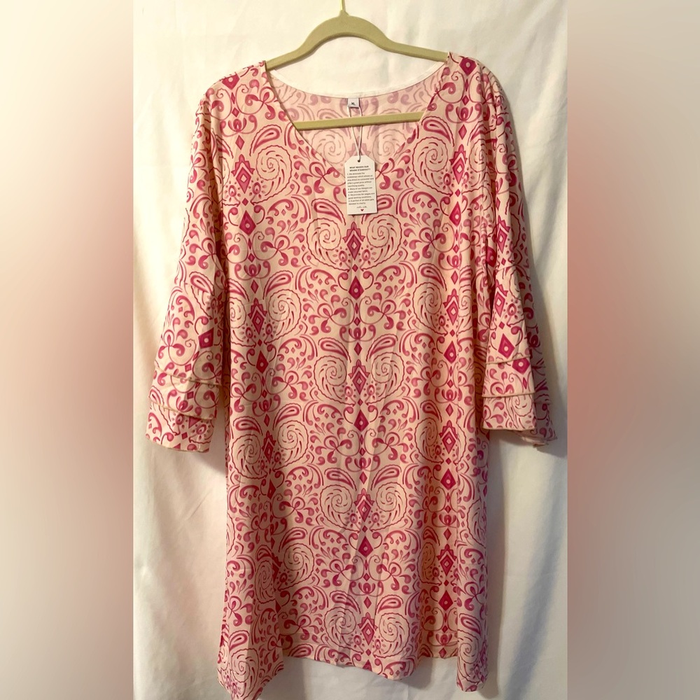 NWT FUCHSIA DESIGN DRESS XL